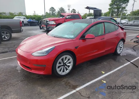 2021 Tesla Model 3 Standard Range Plus Rear-Wheel Drive из США, поврежденный, VIN 5YJ3E1EAXMF017773